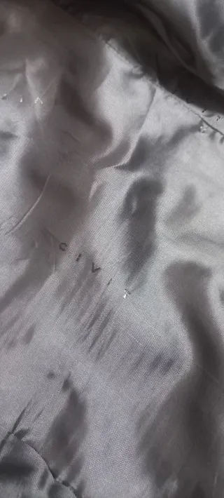 Chaqueta de cuero Civit negra