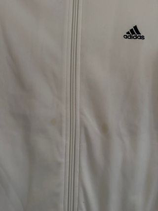 Sudadera Adidas Vintage Blanca y Negra