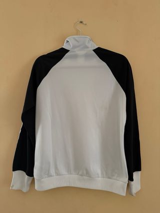 Sudadera Adidas Vintage Blanca y Negra