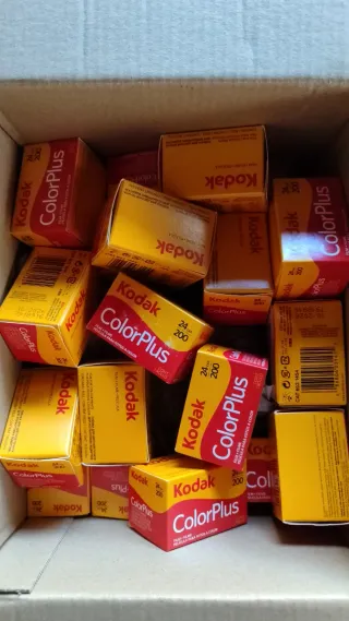 Lote 10 carretes Kodak ColorPlus 200