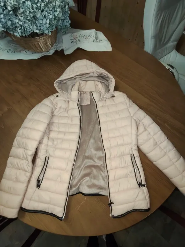 Anorak Rosa Palo Con Capucha