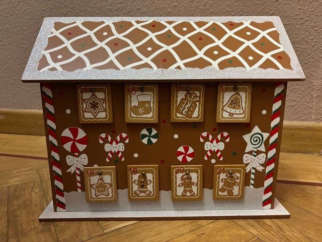 Calendario Adviento Casa Pan de Jengibre