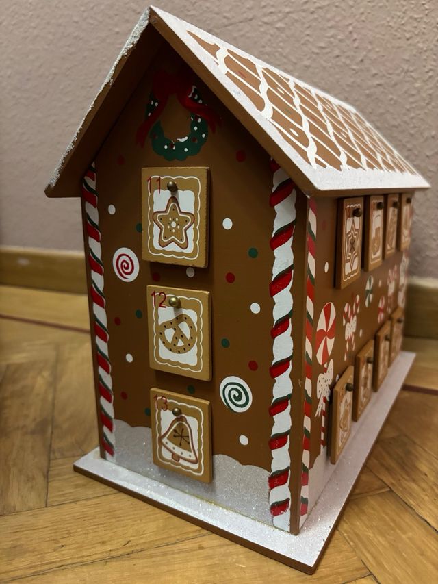 Calendario Adviento Casa Pan de Jengibre