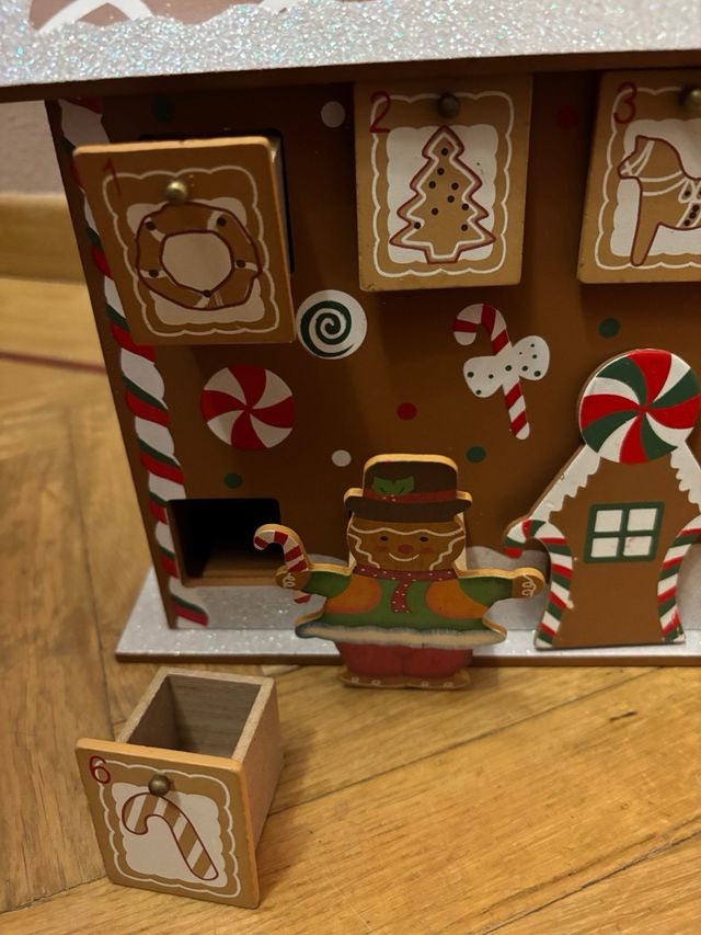 Calendario Adviento Casa Pan de Jengibre