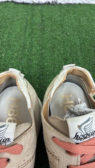 Hogan beige suede sneakers 35.5
