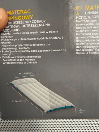 Colchoneta Camping NUEVA