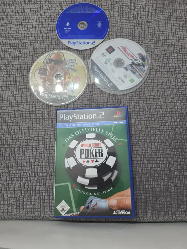 Juegos PS2: World Series Poker y MotoGP 07