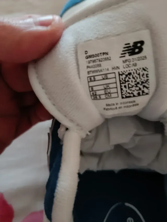 Zapatillas New Balance Azul y Rojo