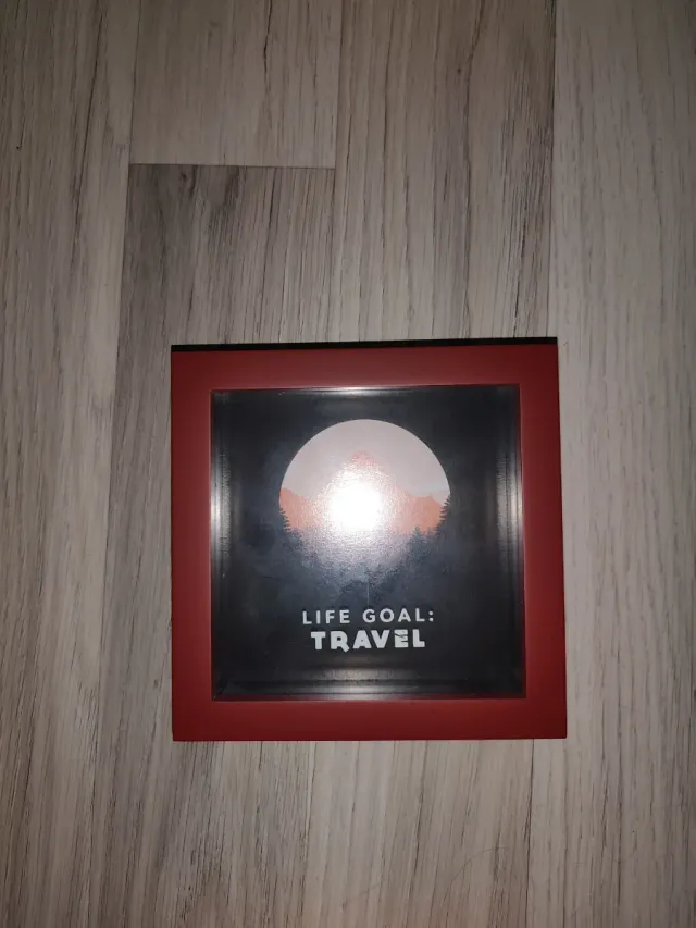 Hucha decorativa Life Goal: Travel