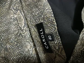 Falda Caroll Seda print serpiente