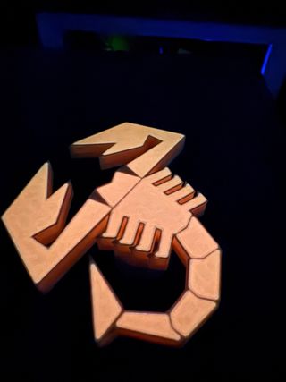 Logo Abarth Escorpión Difusor Trasero