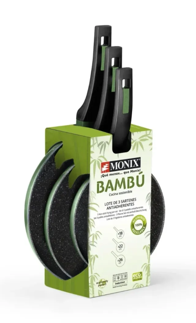 DOBLE PACK 2x3 Sartenes MONIX y VITREX