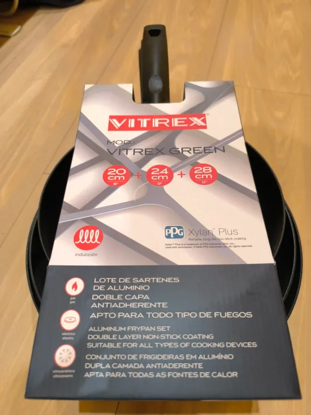 DOBLE PACK 2x3 Sartenes MONIX y VITREX