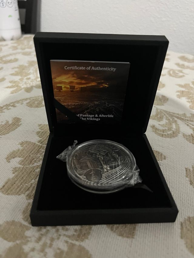 Moneda Coleccionable Vikingos