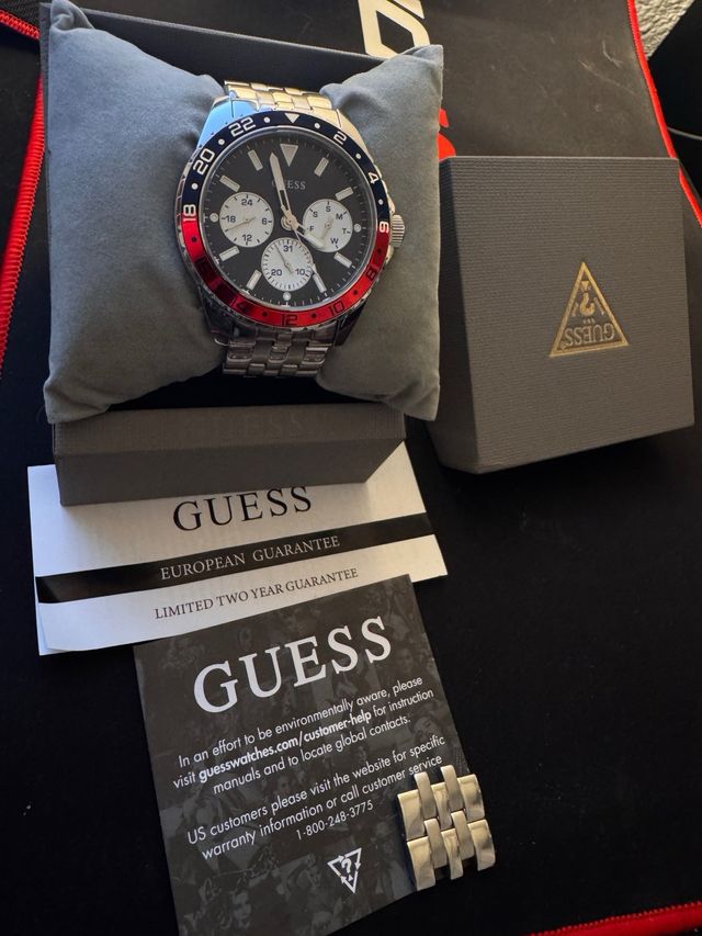Reloj Guess Odyssey Multifunción Esfera Azul