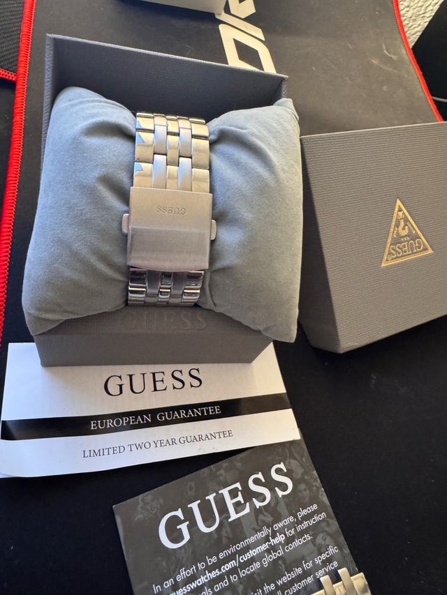 Reloj Guess Odyssey Multifunción Esfera Azul