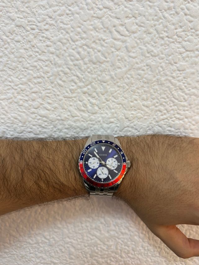 Reloj Guess Odyssey Multifunción Esfera Azul