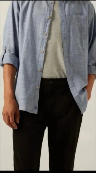 Pantalones negros hombre