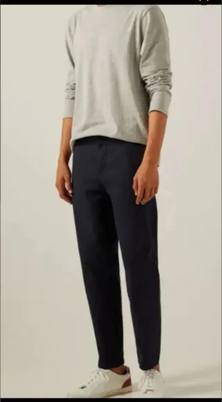 Pantalones negros hombre