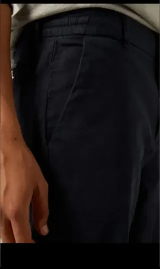 Pantalones negros hombre