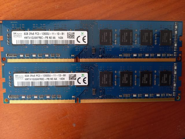 16Gb-DDR3 / 1600MHz { 2x8Gb }