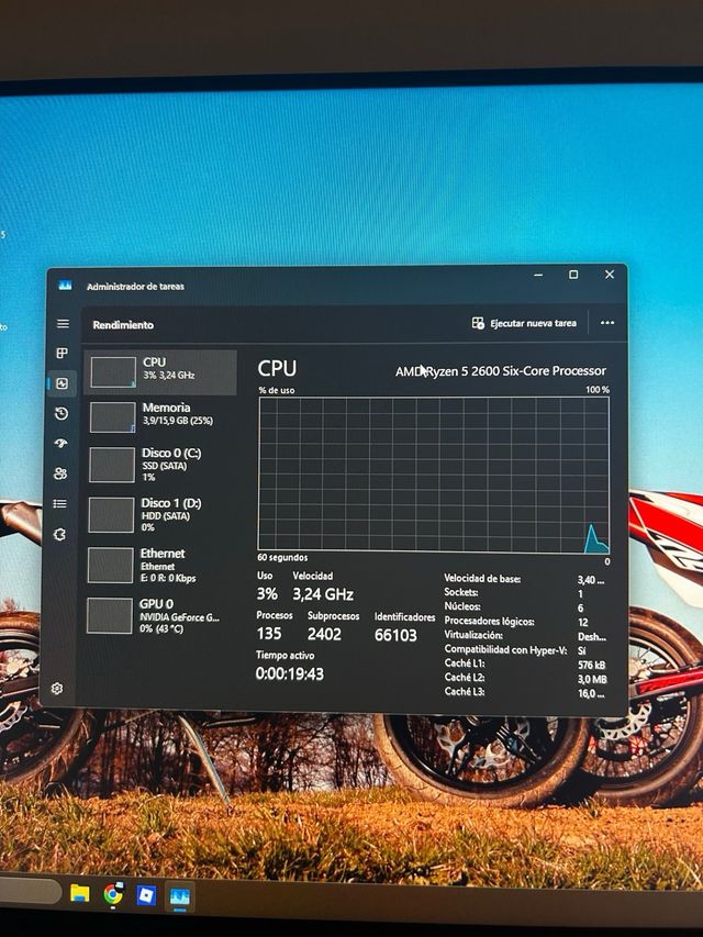Ordenador Gaming Gigabyte Negro/Azul