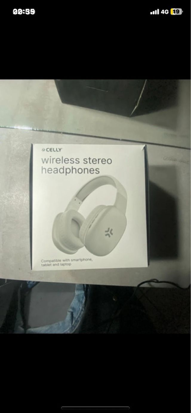 Cuffie Celly Wireless Stereo Bianche