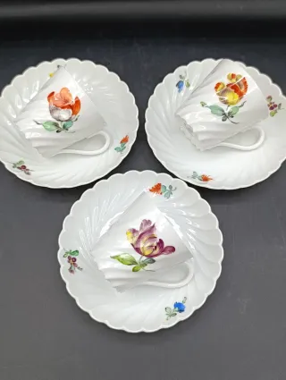 Set tazas café porcelana Nymphenburg
