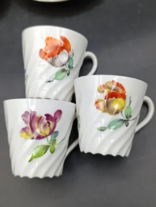 Set tazas café porcelana Nymphenburg