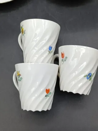 Set tazas café porcelana Nymphenburg