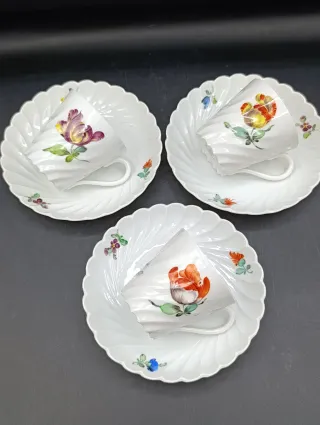 Set tazas café porcelana Nymphenburg