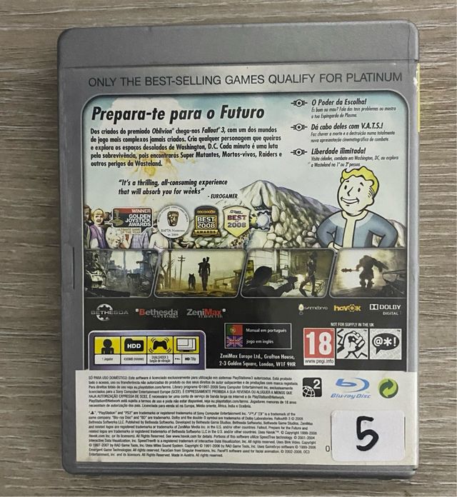 Fallout 3 PS3 Platinum