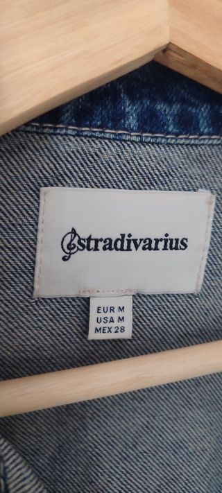 Cazadora vaquera Stradivarius 3/4