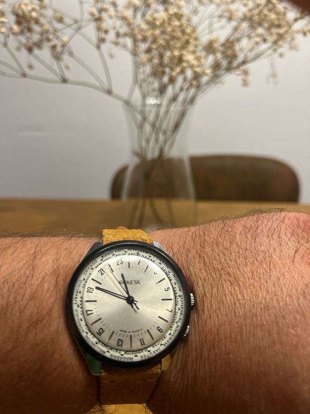 Reloj Raketa World Time 24h