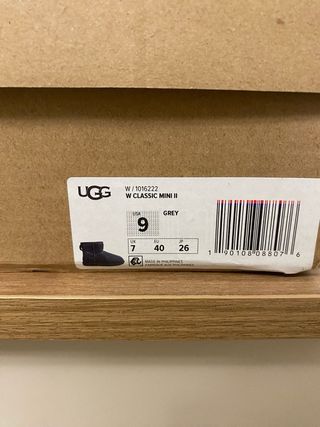 Stivali Ugg Mini II grigi nuovi taglia 40