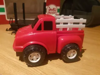 Carrozza LGB con camion rosso