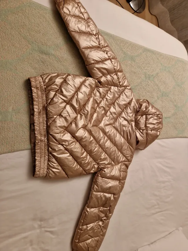 Anorak Benetton Dorado Niña