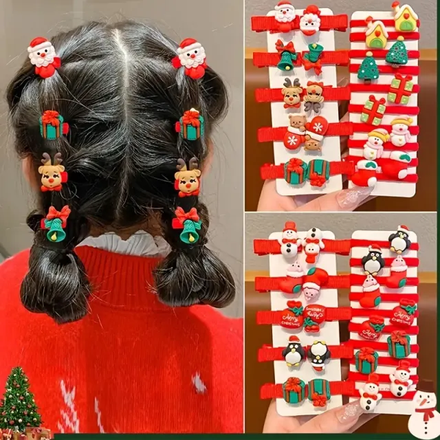 10 Gomas Pelo Niña Navideñas