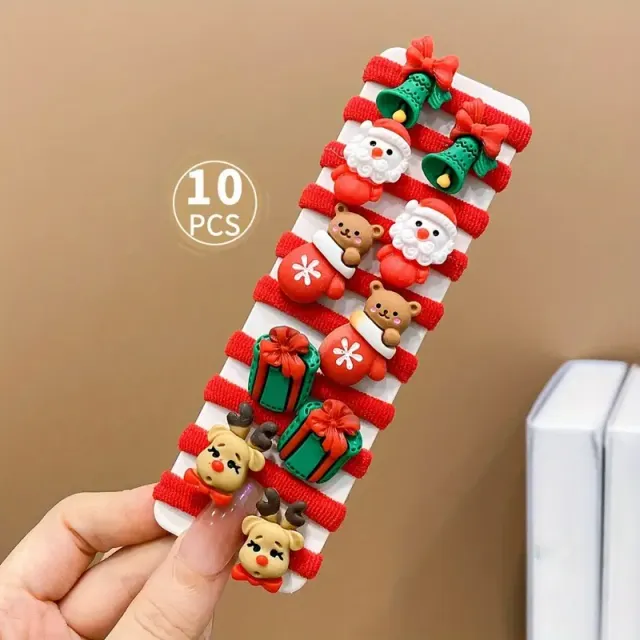 10 Gomas Pelo Niña Navideñas