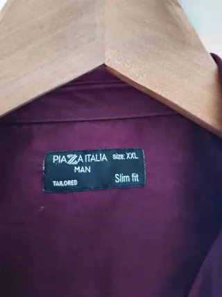 Set 4 camicie uomo: 2 tinta unita, 2 fantasia