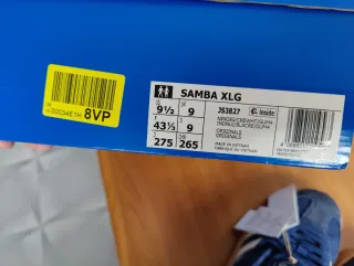 Adidas Samba XLG Talla 43 Azul/Marrón