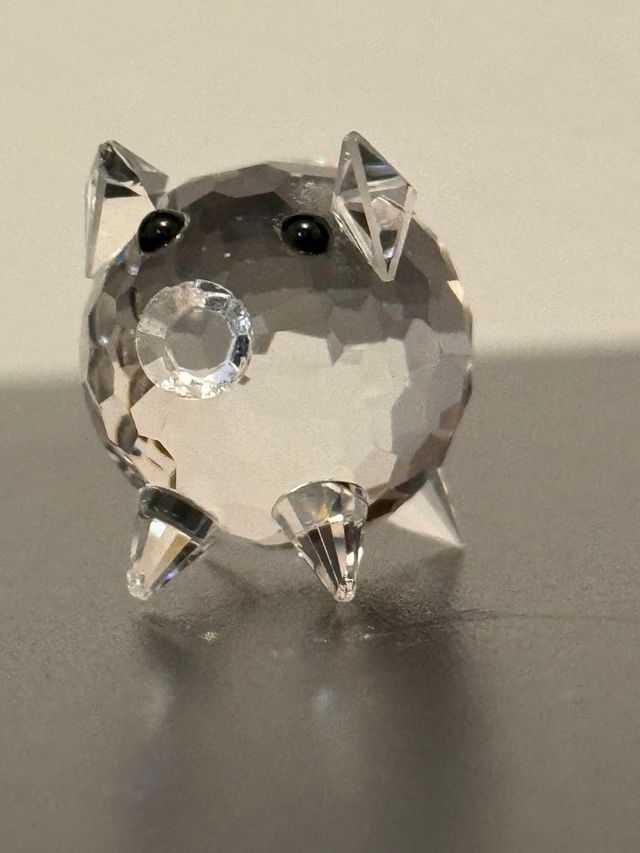 Maialino Swarovski Cristallo