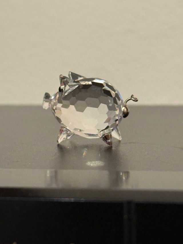 Maialino Swarovski Cristallo