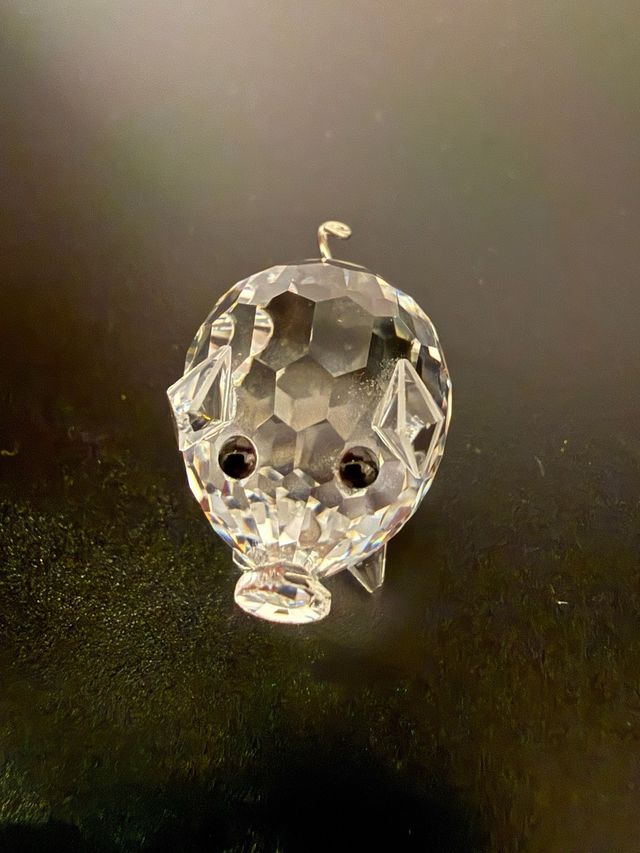 Maialino Swarovski Cristallo