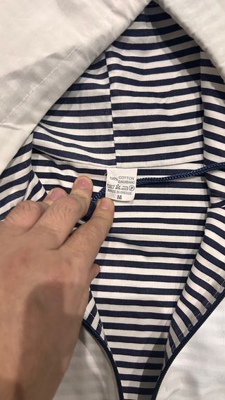 Chaqueta Nike Marinera Blanca y Azul