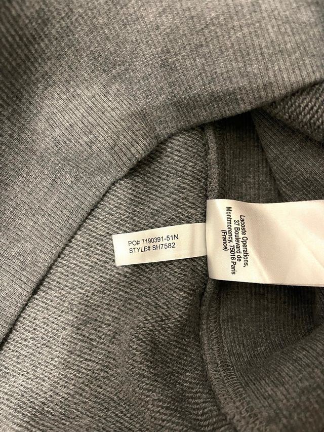 Sudadera Lacoste Gris