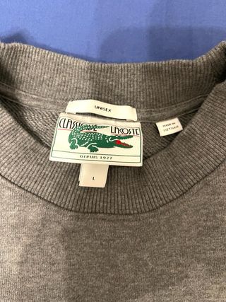 Sudadera Lacoste Gris