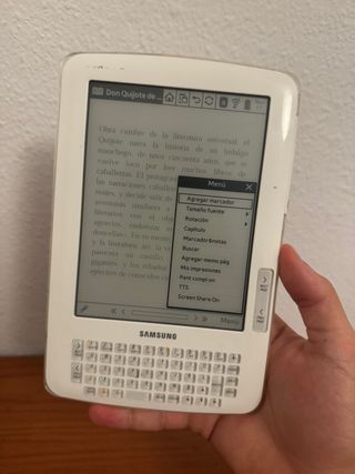 Libro Electrónico Samsung - Blanco