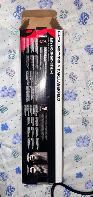 Plancha de pelo Rowenta negra sin usar