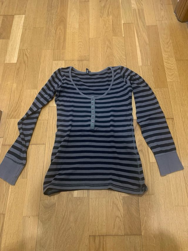 Jersey rayas manga larga M